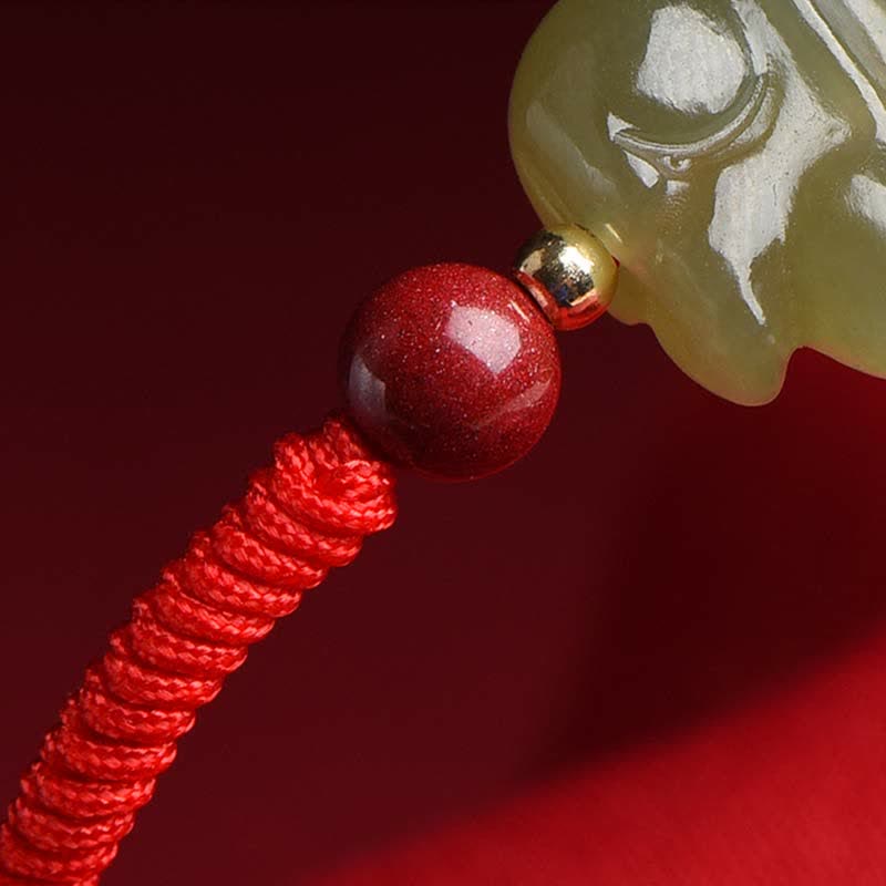Year of the Rabbit Hetian Jade Abundance Bracelet