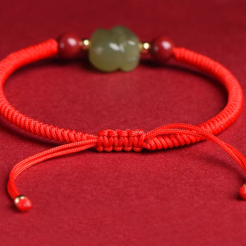 Year of the Rabbit Hetian Jade Abundance Bracelet