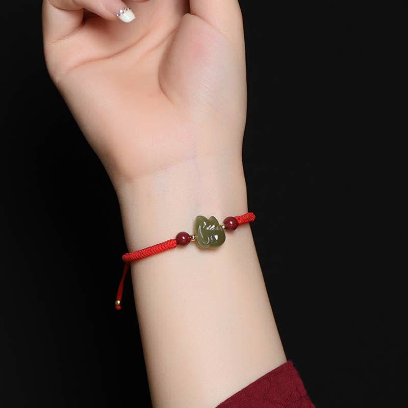 Year of the Rabbit Hetian Jade Abundance Bracelet