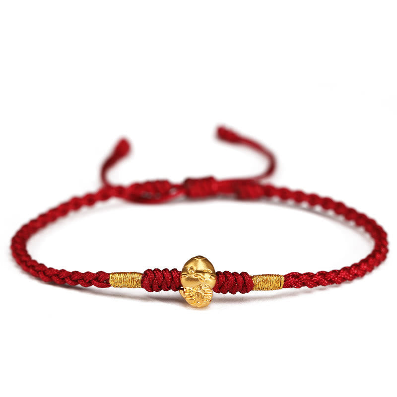 Year of the Snake Fortune Bracelet 999 Gold