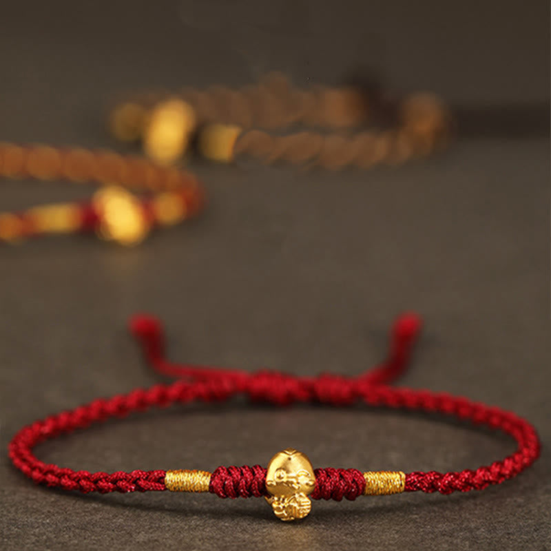 Year of the Snake Fortune Bracelet 999 Gold