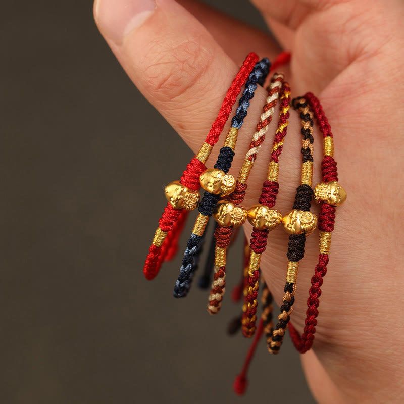 Year of the Snake Fortune Bracelet 999 Gold