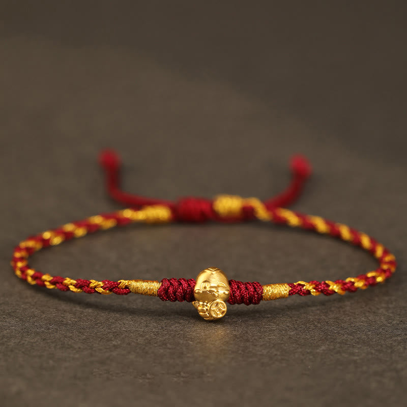Year of the Snake Fortune Bracelet 999 Gold