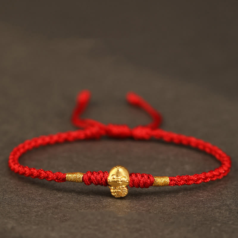 Year of the Snake Fortune Bracelet 999 Gold