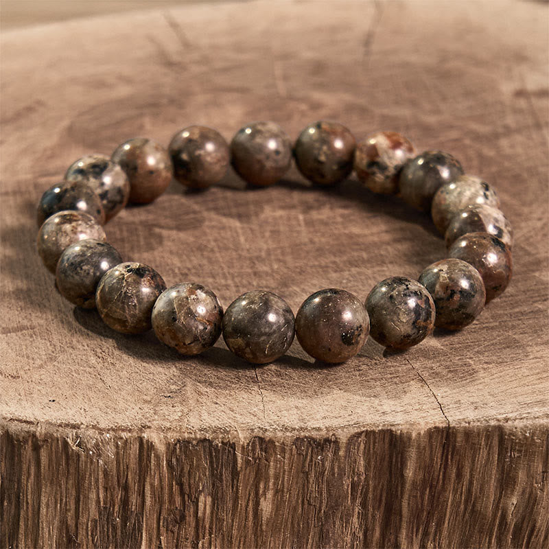 Yooperlite 8mm Spiritual Creativity Bracelet for Confidence