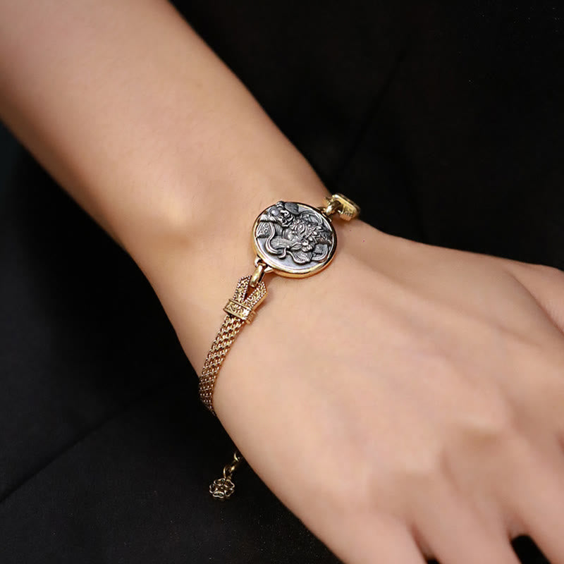 Zakiram Goddess of Wealth 925 Silver Protection Bracelet