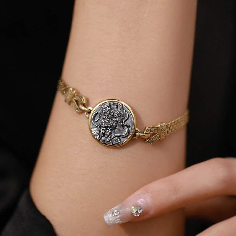 Zakiram Goddess of Wealth 925 Silver Protection Bracelet