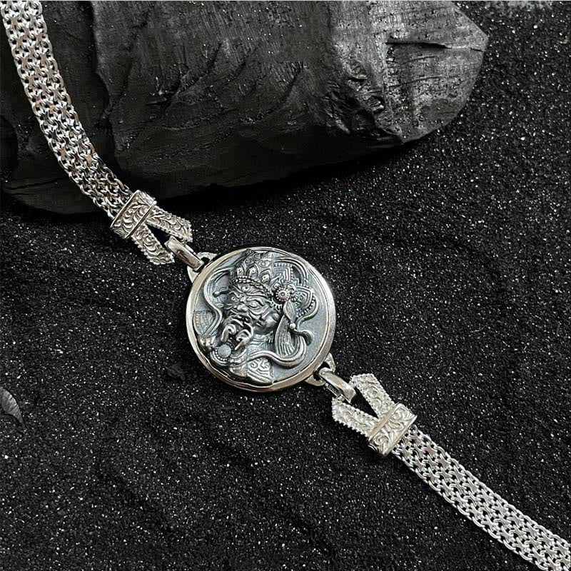 Zakiram Goddess of Wealth 925 Silver Protection Bracelet