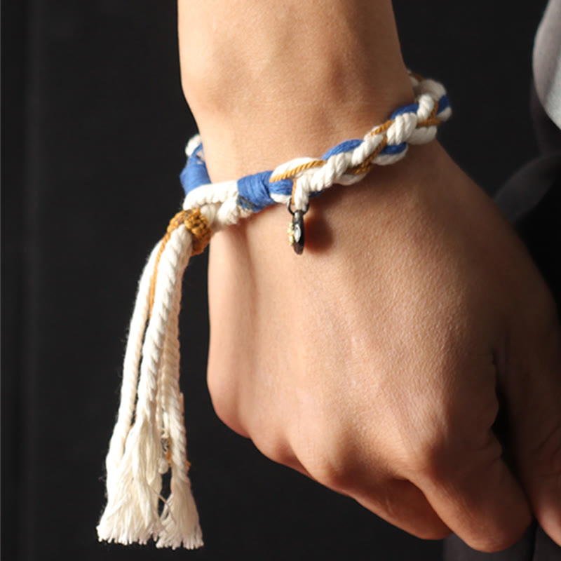 Zakiram Goddess of Wealth Spiritual Bracelet Handmade Luck