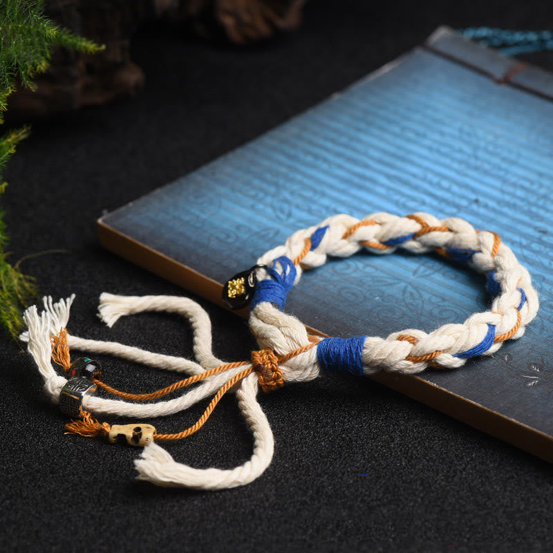 Zakiram Goddess of Wealth Spiritual Bracelet Handmade Luck