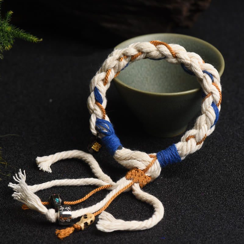 Zakiram Goddess of Wealth Spiritual Bracelet Handmade Luck