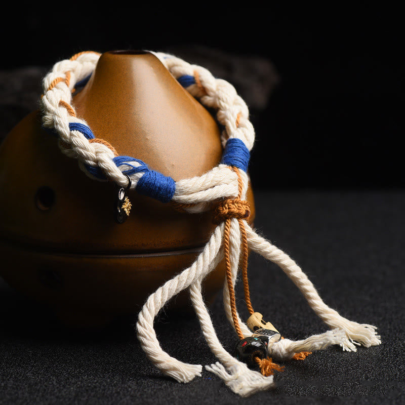 Zakiram Goddess of Wealth Spiritual Bracelet Handmade Luck