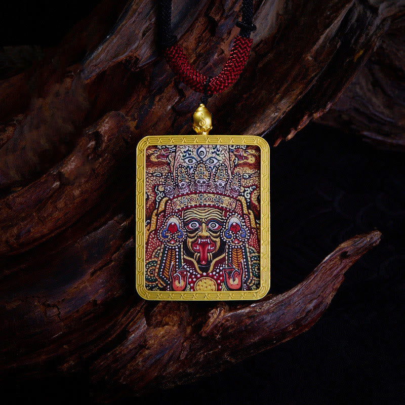Zakiram Nine-Tailed Fox Spiritual Necklace | Wealth & Protection