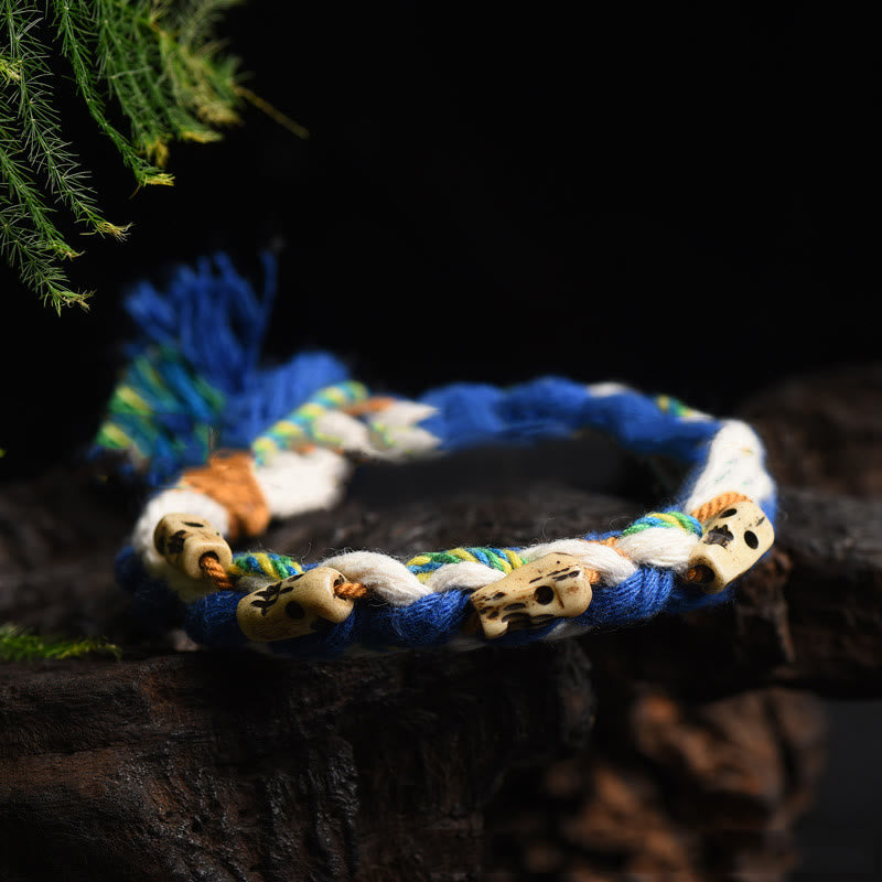 Zakiram Wealth Goddess Red String Bracelet Handcrafted