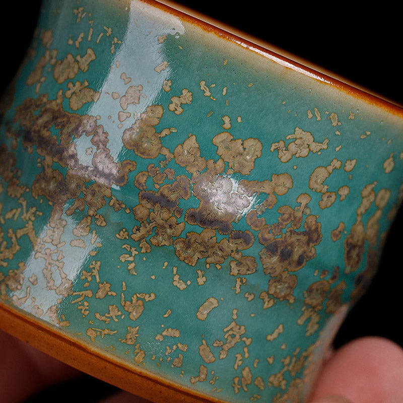 Zen Ceramic Bamboo Teacup 80ml for Kung Fu Tea Rituals