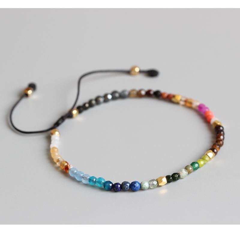 Zodiac Crystal Bracelet with Thai Silver Accents