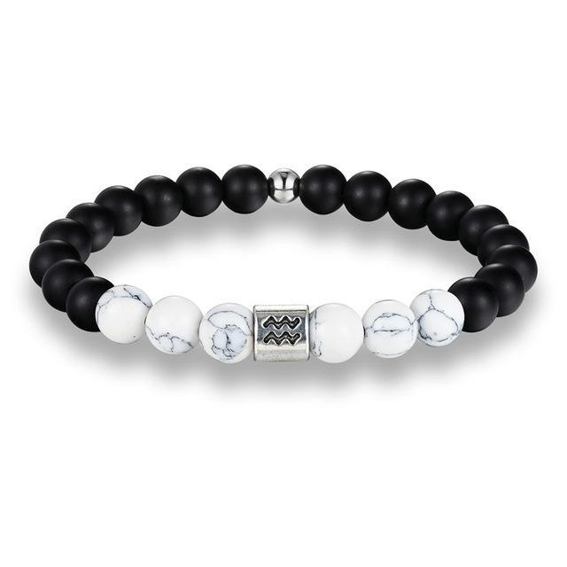 Zodiac Howlite Bracelet for Spiritual Balance