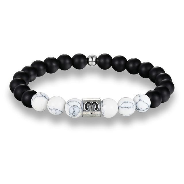 Zodiac Howlite Bracelet for Spiritual Balance