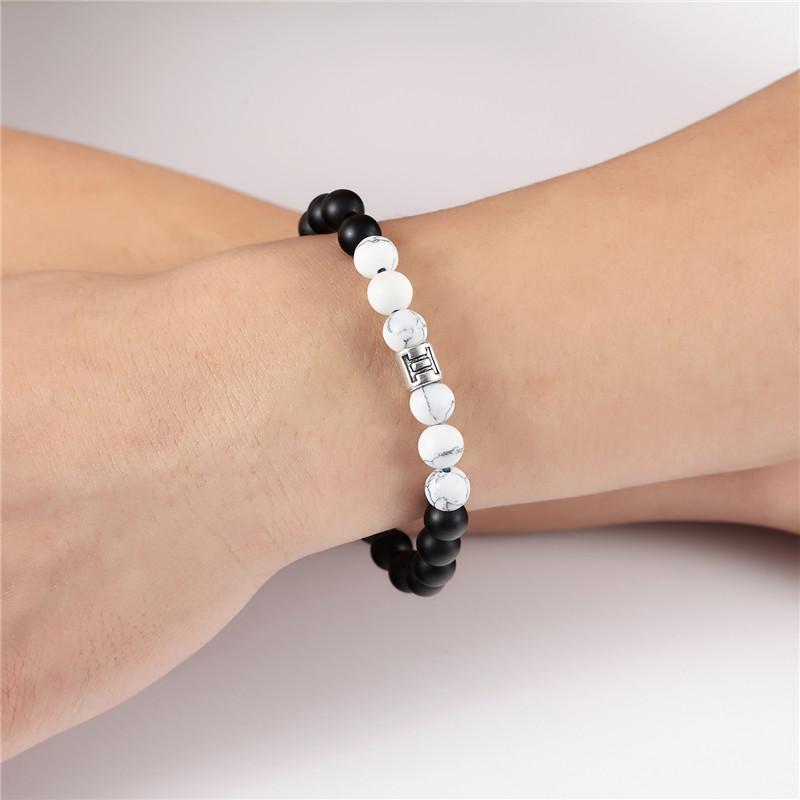Zodiac Howlite Bracelet for Spiritual Balance