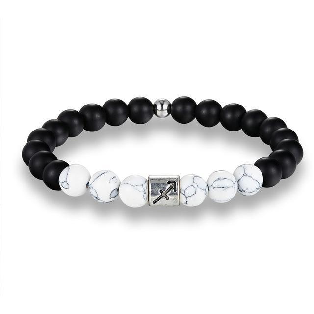 Zodiac Howlite Bracelet for Spiritual Balance