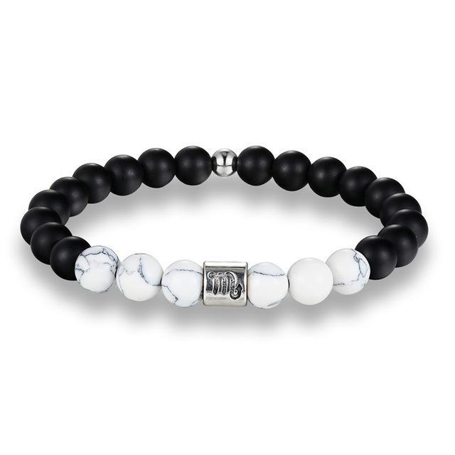 Zodiac Howlite Bracelet for Spiritual Balance