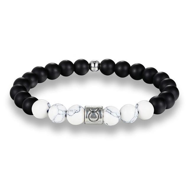 Zodiac Howlite Bracelet for Spiritual Balance