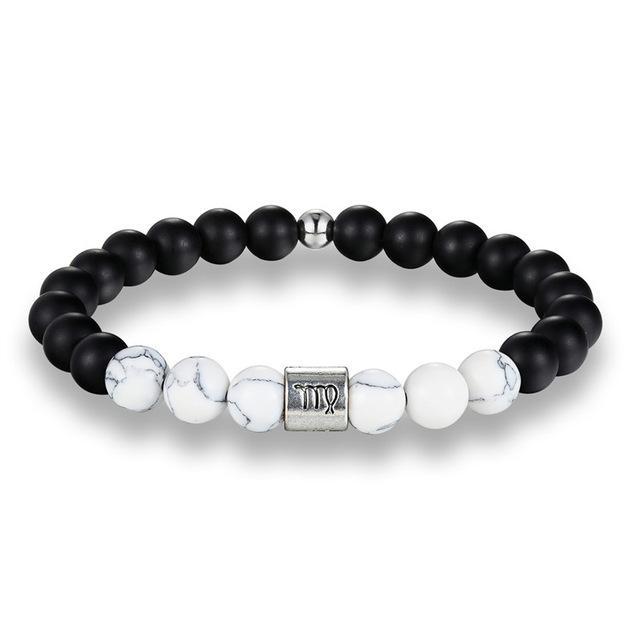Zodiac Howlite Bracelet for Spiritual Balance